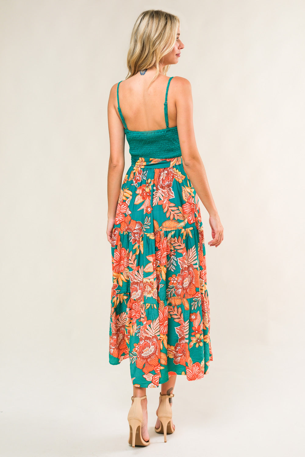 EVERMORE ELEGANCE WOVEN MIDI DRESS - By Baano