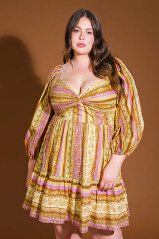 ALL MY PRIDE WOVEN MINI DRESS - By Baano