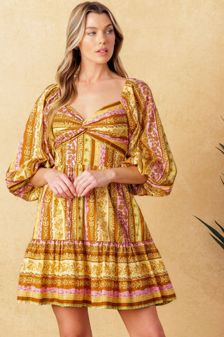 ALL MY PRIDE WOVEN MINI DRESS - By Baano