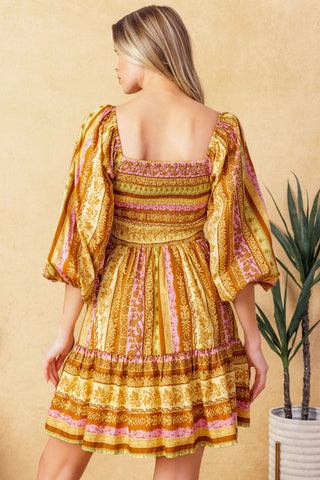 ALL MY PRIDE WOVEN MINI DRESS - By Baano