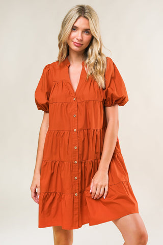 MISS AMERICAN PIE WOVEN MINI DRESS - By Baano