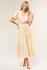 WITH THE GIRLS WOVEN MIDI DRESS - By Baano