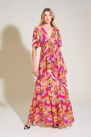 REFRESHING VIBE WOVEN MAXI DRESS - By Baano