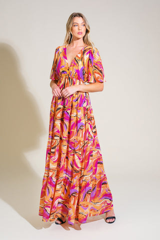 REFRESHING VIBE WOVEN MAXI DRESS - By Baano