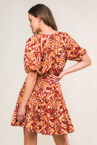FLORA HARMONY WOVEN MINI DRESS - By Baano