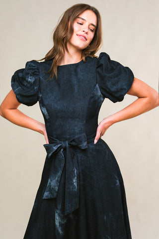 GARDEN GRACE TWILL MIDI DRESS - By Baano