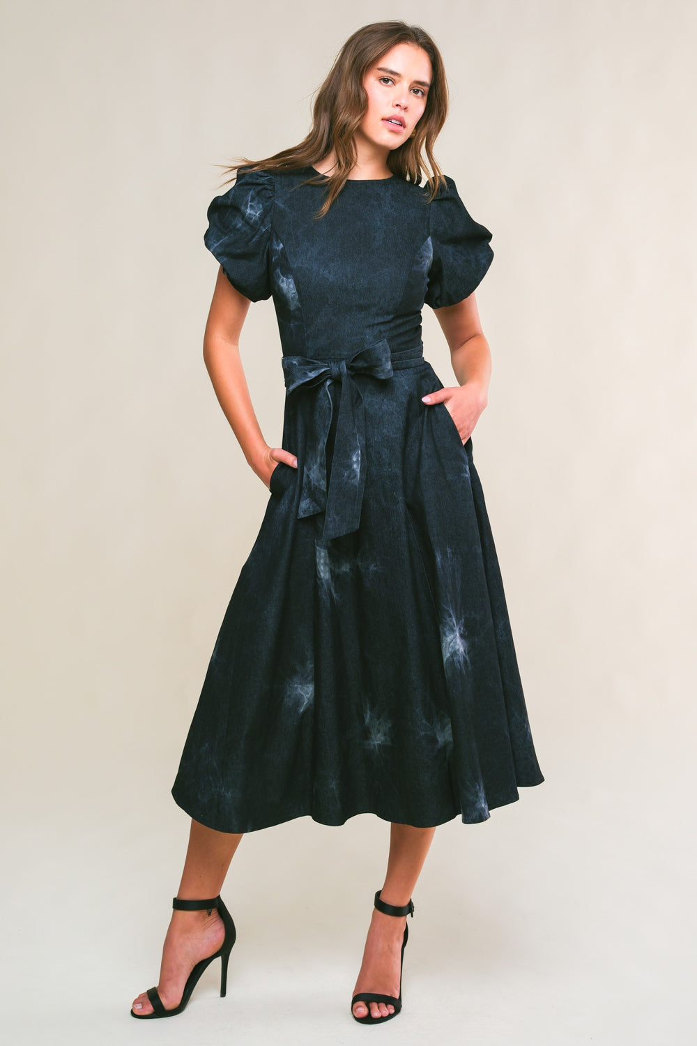 GARDEN GRACE TWILL MIDI DRESS - By Baano