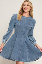 YOUR SWEETIE DENIM MINI DRESS Flying Tomato