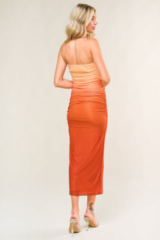 NOT YOUR AVERAGE MESH MIDI DRESS - By Baano