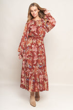 FOREST PARK WOVEN MIDI DRESS - By Baano