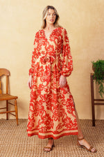 BACK IN ACTION WOVEN MIDI DRESS - By Baano