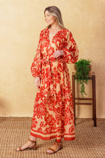 BACK IN ACTION WOVEN MIDI DRESS - By Baano