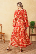 BACK IN ACTION WOVEN MIDI DRESS - By Baano