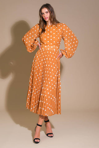 MOMENT MAKER WOVEN MIDI DRESS - By Baano