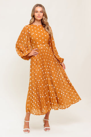 MOMENT MAKER WOVEN MIDI DRESS - By Baano
