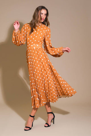 MOMENT MAKER WOVEN MIDI DRESS - By Baano