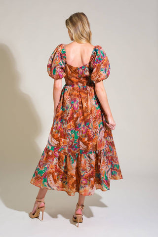 BRING US BACK WOVEN MIDI DRESS - By Baano
