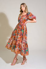 BRING US BACK WOVEN MIDI DRESS - By Baano