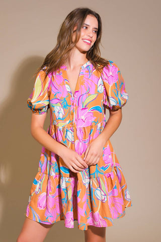 MOMENTOUS CUTENESS WOVEN MINI DRESS - By Baano