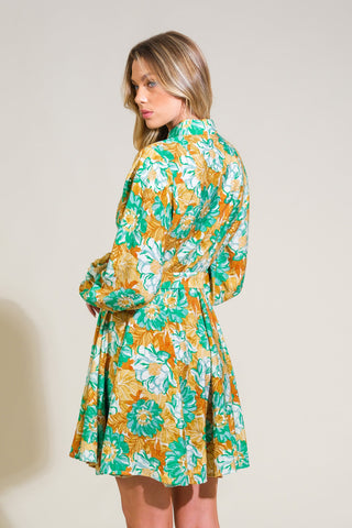 ENCHANTED TO MEET YOU WOVEN MINI DRESS - By Baano
