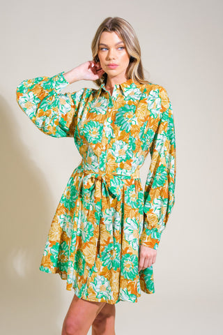 ENCHANTED TO MEET YOU WOVEN MINI DRESS - By Baano