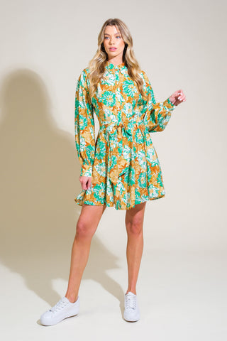 ENCHANTED TO MEET YOU WOVEN MINI DRESS - By Baano