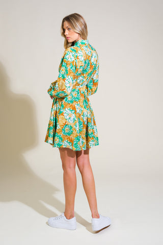 ENCHANTED TO MEET YOU WOVEN MINI DRESS - By Baano