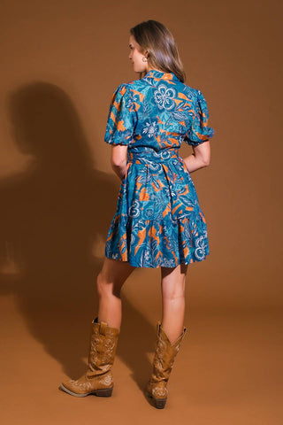 FLOWER GIRL WOVEN MINI DRESS - By Baano