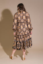 CELESTIAL BEAUTY WOVEN MIDI DRESS - By Baano