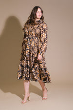 CELESTIAL BEAUTY WOVEN MIDI DRESS - By Baano