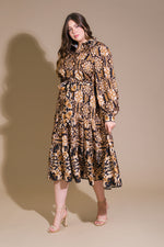 CELESTIAL BEAUTY WOVEN MIDI DRESS - By Baano