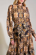 CELESTIAL BEAUTY WOVEN MIDI DRESS - By Baano