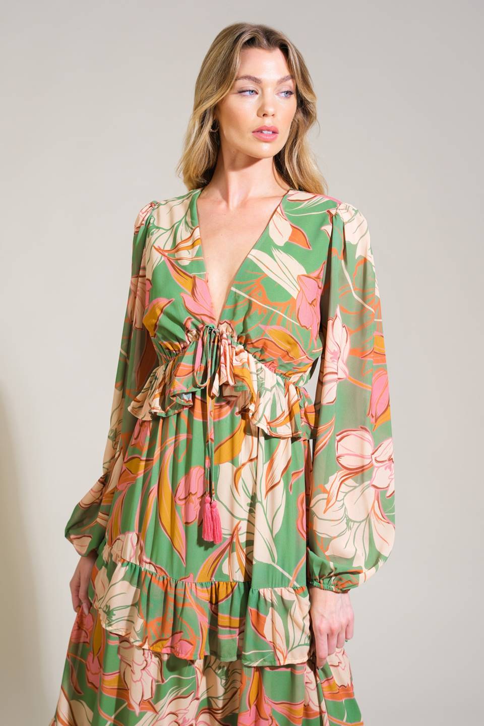 GRACE IN EVERY STEP WOVEN MAXI DRESS - By Baano