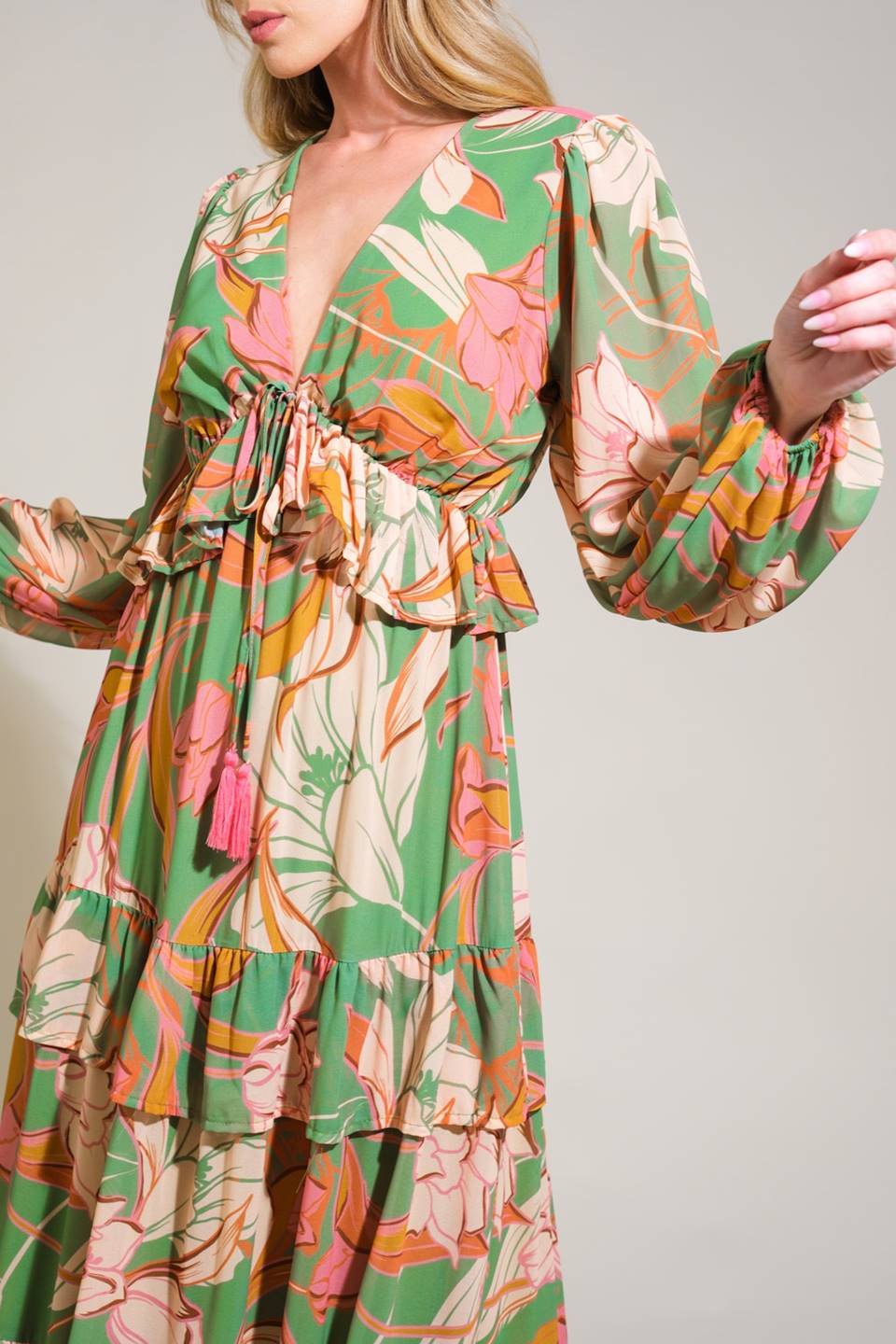 GRACE IN EVERY STEP WOVEN MAXI DRESS - By Baano