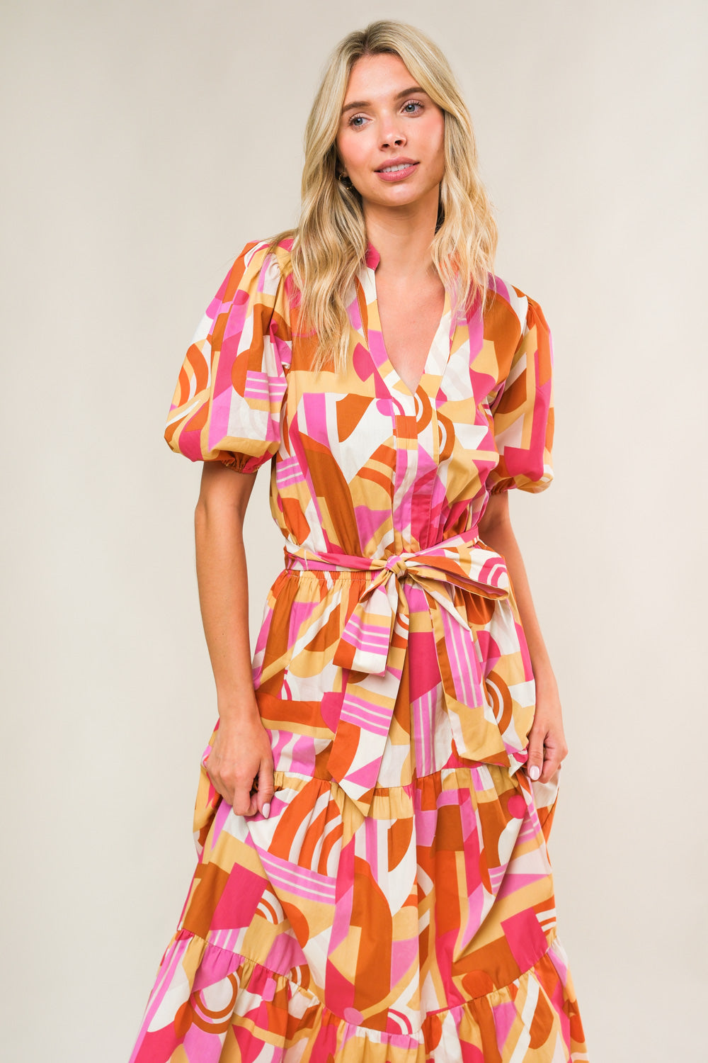 HARBOR POINT WOVEN MIDI DRESS - By Baano