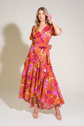 LOVE IN BLOOM WOVEN MAXI DRESS - By Baano