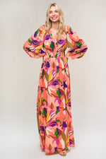 OVER AND OVER WOVEN MAXI DRESS - By Baano