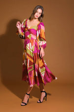 FLORAL CASCADE WOVEN MINI DRESS - By Baano