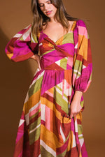 FLORAL CASCADE WOVEN MINI DRESS - By Baano