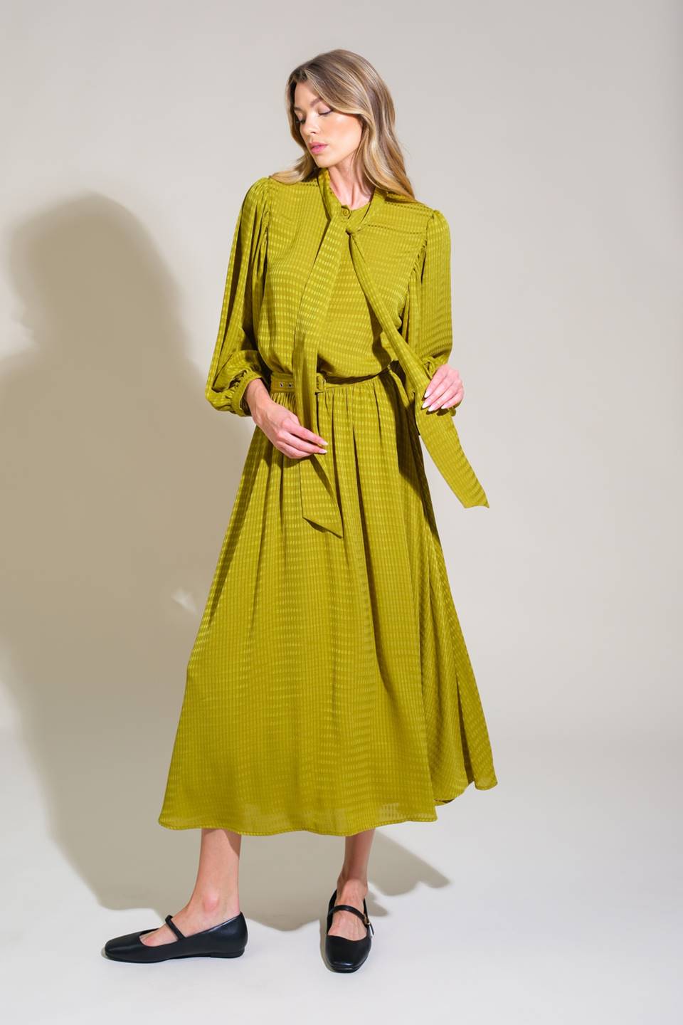 LOVE LIKE OURS WOVEN MIDI DRESS - By Baano