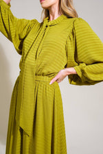 LOVE LIKE OURS WOVEN MIDI DRESS - By Baano