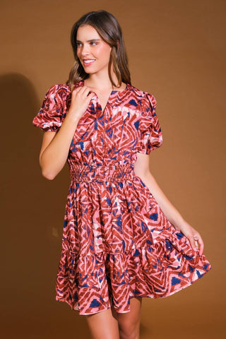 EXCEPTIONAL STATUS WOVEN MINI DRESS - By Baano