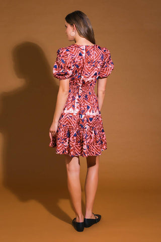 EXCEPTIONAL STATUS WOVEN MINI DRESS - By Baano