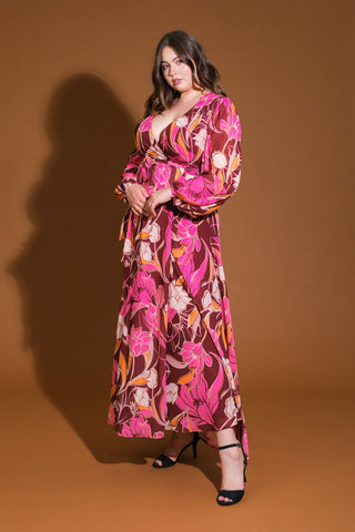 LUSH HAVEN WOVEN MAXI DRESS - By Baano
