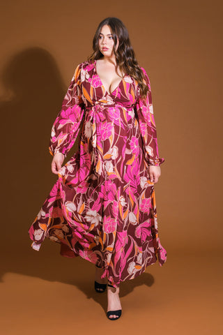 LUSH HAVEN WOVEN MAXI DRESS - By Baano