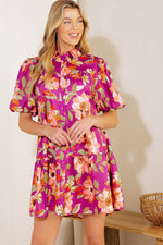 CONCEPTUALLY CHIC WOVEN MINI DRESS - By Baano