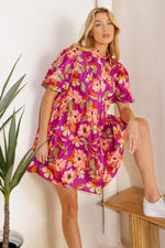 CONCEPTUALLY CHIC WOVEN MINI DRESS - By Baano