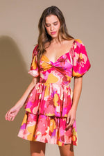 WHIMSICAL BEAUTY WOVEN MINI DRESS - By Baano