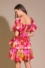 WHIMSICAL BEAUTY WOVEN MINI DRESS - By Baano