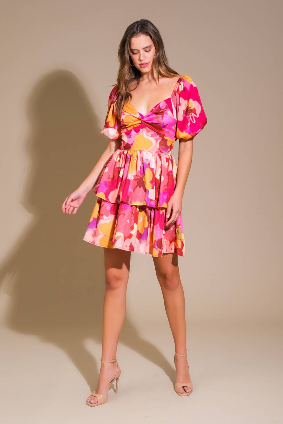 WHIMSICAL BEAUTY WOVEN MINI DRESS - By Baano